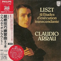 Philips Japan 24 bit : Arrau - Liszt Trancendental Etudes